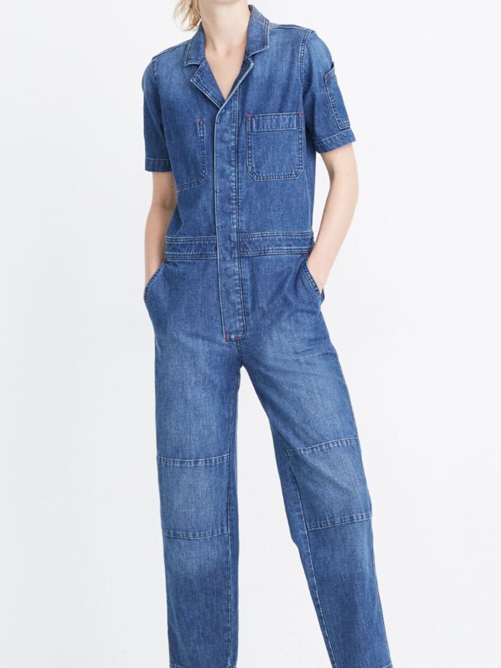 Madewell Hedley and Bennett Denim Jumpsuit Large